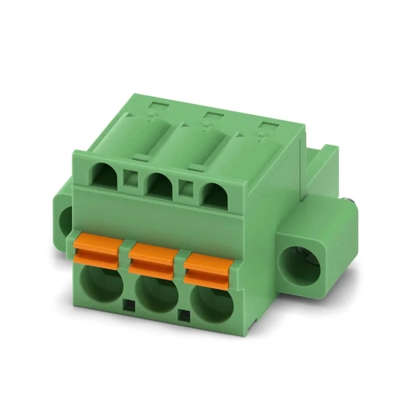 Phoenix Contact FKC 2.5/3-STF-5.08 Series Pluggable Terminal Block, 3-Contact, 5.08 mm Pitch, 1 Row, 12 A, 630 V 1873210