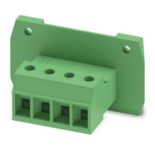 Phoenix Contact DFK-PC 4/4-GF-7.62 Series Pluggable Terminal Block, 4-Contact, 7.62 mm Pitch, Straight Orientation 1840573