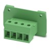 Phoenix Contact DFK-PC 4/4-GF-7.62 Series Pluggable Terminal Block, 4-Contact, 7.62 mm Pitch, Straight Orientation 1840573