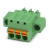 Phoenix Contact FK-MCP 1.5/3-STF-3.81 Series Pluggable Terminal Block, 3-Contact, 3.81 mm Pitch, 320 V, 8 A Current 1851245