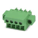 Phoenix Contact Pluggable Terminal Block 4-Contact 3.81 mm Pitch, 320V, 8A, Polyamide Housing, Screw Connection 1850877