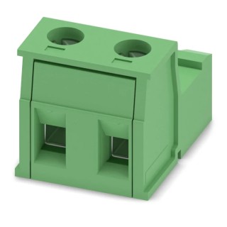 Phoenix Contact Pluggable Terminal Block 2-Contact 7.62 mm Pitch 1 Row 12A 630V Polyamide Housing Male Connector GIC 1828809