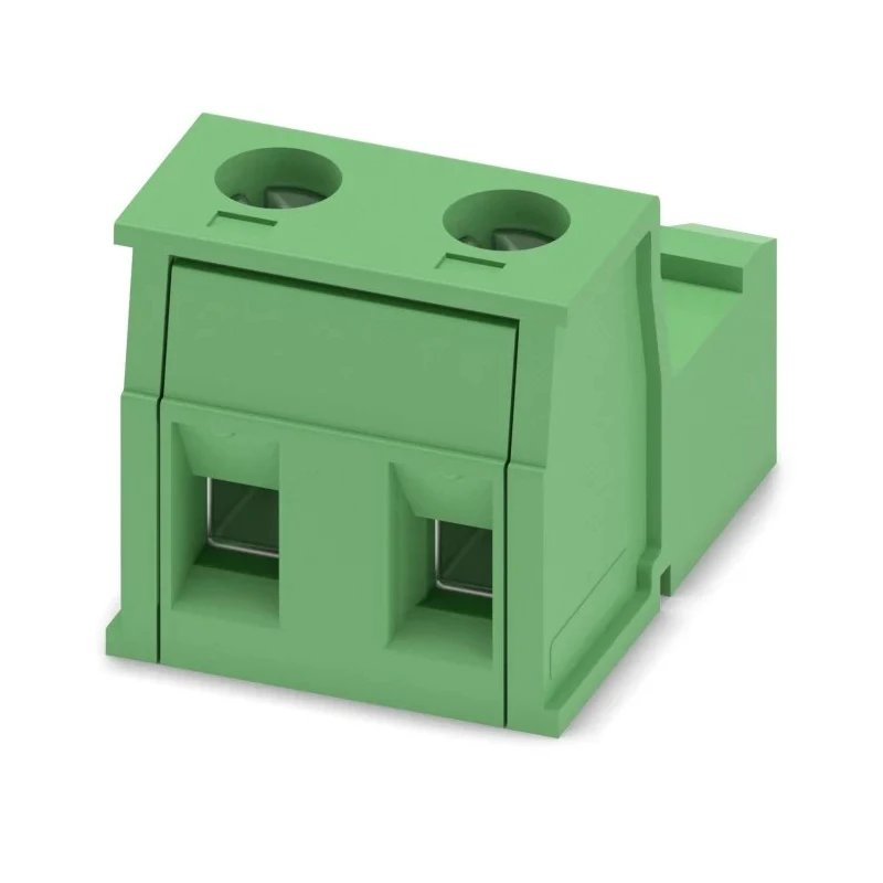 Phoenix Contact Pluggable Terminal Block 2-Contact 7.62 mm Pitch 1 Row 12A 630V Polyamide Housing Male Connector GIC 1828809