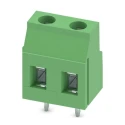 Phoenix Contact GMKDS 3/2 Series Straight Wave Soldering Mount PCB Terminal Block, 2 Contacts, 7.5 mm Pitch, 630V 1731022