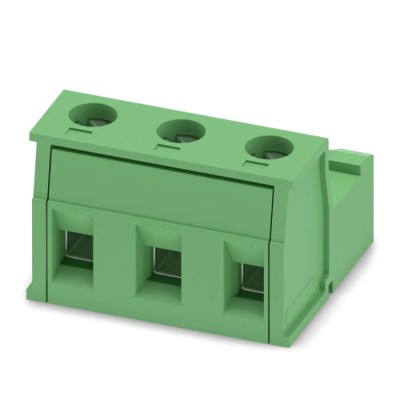 Phoenix Contact GIC 2.5/3-ST-7.62 Series Pluggable Terminal Block, 3-Contact, 7.62 mm Pitch, 1 Row, 12A, 1kV 1828812