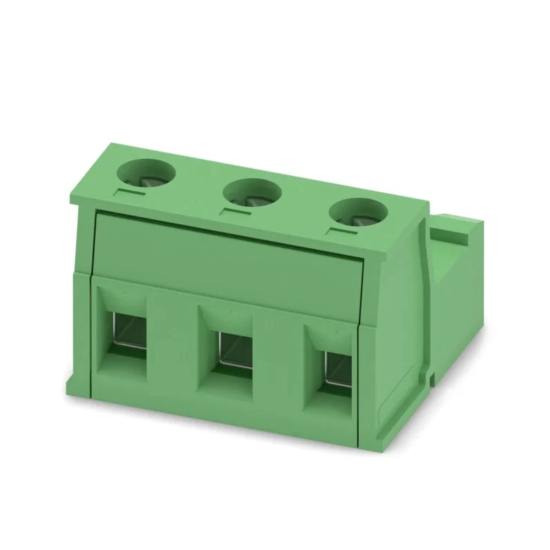 Phoenix Contact GIC 2.5/3-ST-7.62 Series Pluggable Terminal Block, 3-Contact, 7.62 mm Pitch, 1 Row, 12A, 1kV 1828812