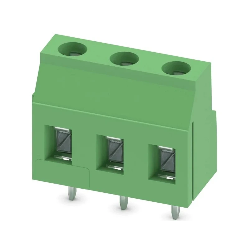 Phoenix Contact GMKDS 3/3 Series Straight Wave Soldering Mount PCB Terminal Block 3 Contacts 7.5mm Pitch 630V 24A 1 1731035