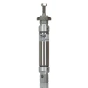 RS PRO 25 mm Roundline Cylinder Double Acting Pneumatic Piston Rod 134mm Length 25mm Stroke 304 Stainless Steel 176-1619