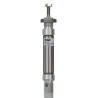 RS PRO 25 mm Roundline Cylinder Double Acting Pneumatic Piston Rod 134mm Length 25mm Stroke 304 Stainless Steel 176-1619
