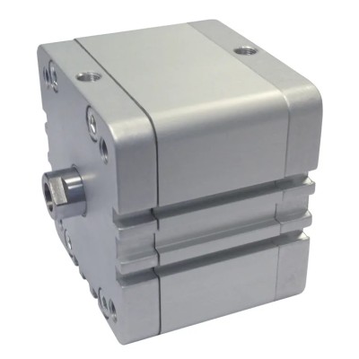 RS PRO Pneumatic Compact Cylinder Double Acting 100mm Bore 200mm Stroke Stainless Steel Body 176-1706