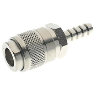 RS PRO Nickel Plated Brass Quick Air Coupling Hose Barb Male 8mm 12 bar 176-1905