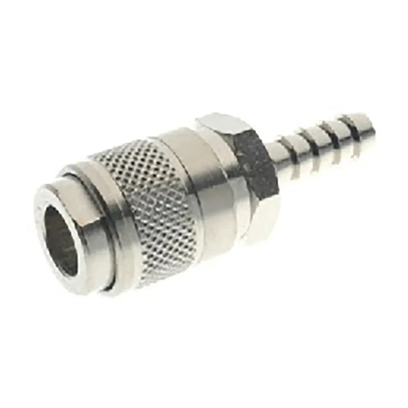 RS PRO Nickel Plated Brass Quick Air Coupling Hose Barb Male 8mm 12 bar 176-1905