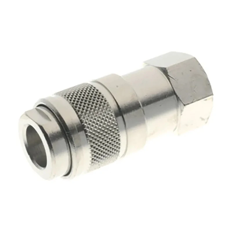 RS PRO Nickel Plated Brass Quick Air Coupling 3/8 in Female BSP 12 bar Operating Pressure 80°C Maximum Temperature 176-1911