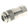 RS PRO Nickel Plated Brass Quick Air Coupling 3/8 in Female BSP 12 bar Operating Pressure 80°C Maximum Temperature 176-1911