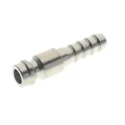 RS PRO Nickel Plated Brass Coupler Nipple Hose Barb Male 4mm 12 bar Operating Pressure 176-1948