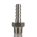 RS PRO Hose Connector 6 mm ID, Nickel Plated Brass Male BSPT Adapter, 5 MPa 50 bar Operating Pressure 176-2015