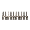 RS PRO Hose Connector 6 mm ID, Nickel Plated Brass Male BSPT Adapter, 5 MPa 50 bar Operating Pressure 176-2015
