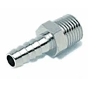 RS PRO Hose Connector 7 mm ID, Nickel Plated Brass, Male BSPT, Max Operating Pressure 5 MPa, 50 bar, Temperature 176-2017