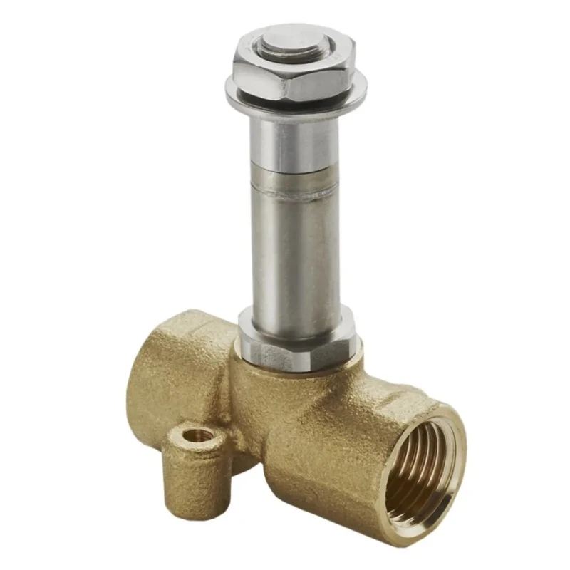 RS PRO Solenoid Valve 2 Port Normally Closed Brass Body 1/8 in Inlet 21.1 bar Max Pressure 176-2060