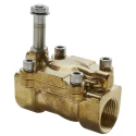 RS PRO Solenoid Valve, 2 Port, Normally Open, Brass Body, 1/2 in Inlet, 12mm Orifice Diameter, Max Pressure 9.5 176-2061