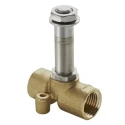 RS PRO Solenoid Valve, 2 Port, NC, 1/4 in, Brass Body, 3.7 bar Max Pressure, 90°C Max Temp 176-2050
