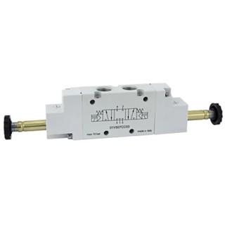 RS PRO Pneumatic Solenoid Valve 5/3 CC, G 1/8 Port, 12 V DC, 24 V AC/DC, 110 V AC, 220 V AC, Aluminium Body 176-2102