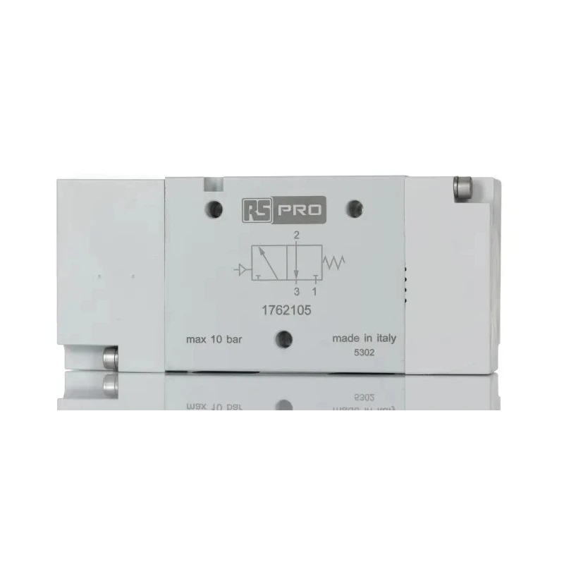 RS PRO Pneumatic Solenoid Valve 3/2 NC Pneumatic G 1/2 in Port Size, Aluminium Body, 10 bar Max Pressure 176-2105
