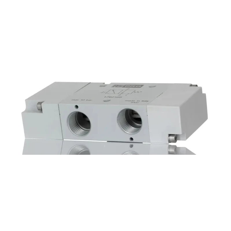 RS PRO Pneumatic Solenoid Valve 3/2 NC Pneumatic G 1/2 in Port Size, Aluminium Body, 10 bar Max Pressure 176-2105