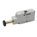 RS PRO Pneumatic Solenoid Valve 3/2 NC Solenoid G 1/4 in Aluminium Body, 12/24/110/220 V AC/DC, 2W Power 1200 176-2113