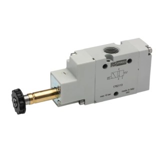 RS PRO Pneumatic Solenoid Valve 3/2 NC Solenoid G 1/4 in Aluminium Body, 12/24/110/220 V AC/DC, 2W Power 1200 176-2113
