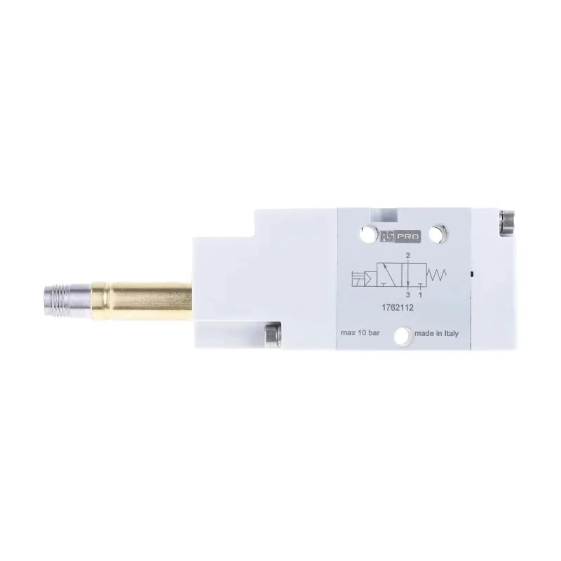 RS PRO Pneumatic Solenoid Valve 3/2 NC, G 1/8 Port, Aluminium Body, 12V DC/24V AC/DC/110V AC/220V AC, 2W Power, 10 176-2112