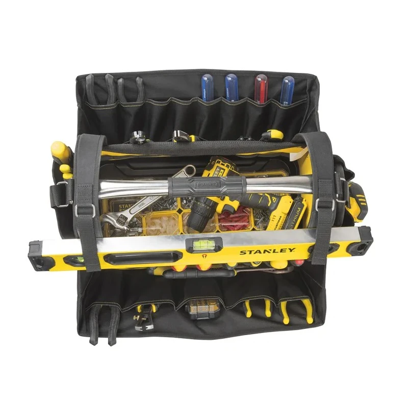 Stanley Fabric Tool Bag with Shoulder Strap 500 mm Length x 360 mm Width x 300 mm Height FMST1-80146