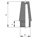 RS PRO Brass Pneumatic Silencer Threaded and Hose Connector 10 bar 92dB Noise Reduction 176-2295