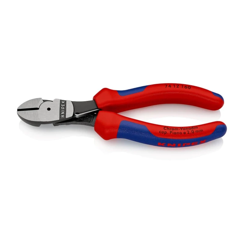 Knipex Side Cutter Diagonal Cutter With Bevel High Transmission Ratio 160mm 74 12 160