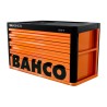 Bahco 4 Drawer Tool Chest Solid Steel 400kg Load Capacity Orange 1487K4