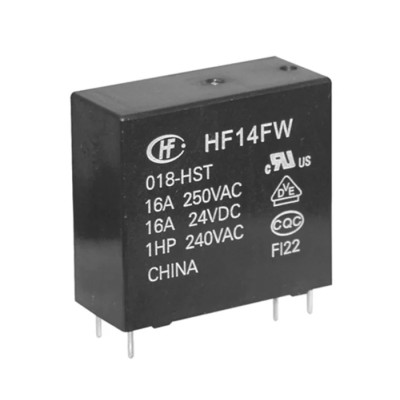 Hongfa Europe GMBH PCB Power Relay 24V dc Coil 16A Switching Current SPST HF14FW/024-HSPTF
