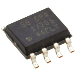 Texas Instruments Precision Operational Amplifier, 600 kHz Gain Bandwidth, 8-Pin SOIC Surface Mount, ±22V Supply, OPA177GS