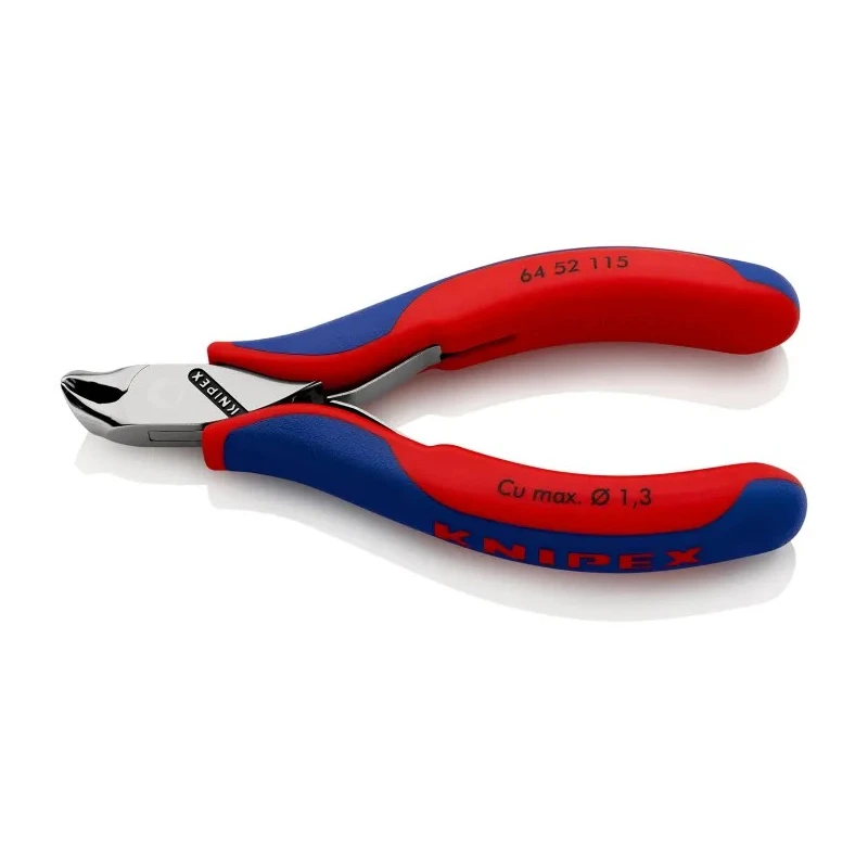 Knipex Cutter End Cutting Nipper Flush Type 115mm Bi-Metal Handle Plastic Grip DIN ISO 9654 64 52 115 RS