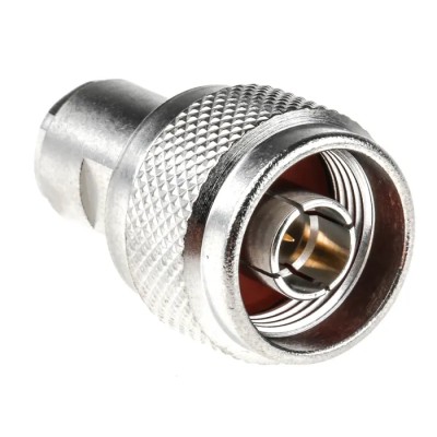 Radiall N Series Coaxial Connector Cable Male N Connector, 50 Ω, Straight Body Clamp R161010000