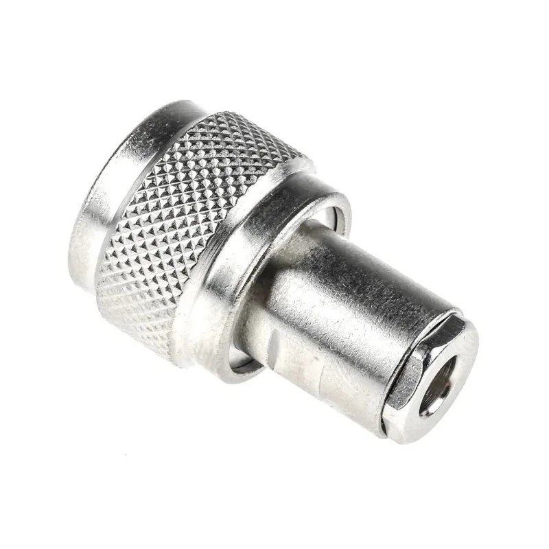 Radiall N Series Coaxial Connector Cable Male N Connector, 50 Ω, Straight Body Clamp R161010000