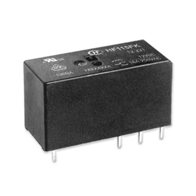 Hongfa Europe GMBH PCB Power Relay 5V DC Coil Voltage 10A Switching Current DPDT Contact Configuration HF115FK/5-2Z4T(610)