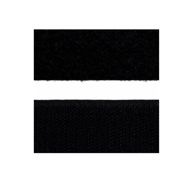 3M Black Hook & Loop Tape, Nylon Material, 25mm Width x 5m Length, 5.8mm Thickness, Max Operating Temp 200°F SJ352D