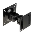 RS PRO Black Wall Mount Monitor Arm, Tilt 180°, Swivel 270°, Support 14"-24" Screens, VESA 75x75mm/100x100mm 176-3381