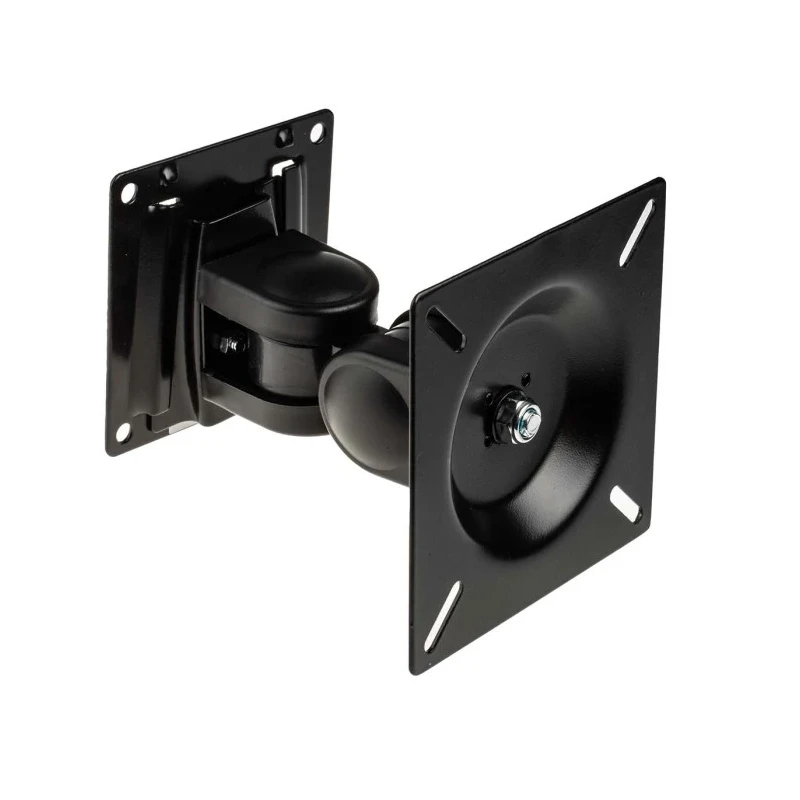 RS PRO Black Wall Mount Monitor Arm, Tilt 180°, Swivel 270°, Support 14"-24" Screens, VESA 75x75mm/100x100mm 176-3381