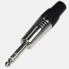 RS PRO TRS Connector 6.35 mm Male Stereo 1A Solder 500V dc 176-3385