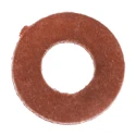 RS PRO Vulcanised Fibre Washers M2.5, Red, 6mm External Diameter, 0.5mm Thick, RoHS Compliant 289-073