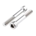 RS PRO Plain Stainless Steel Hex Socket Cap Screw M10 x 70 mm DIN 912 288-935