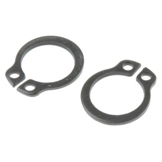 RS PRO Steel External Circlip 9.6 mm Groove Diameter, 10 mm Shaft Diameter, Ring Thickness 1 mm, Ring Outside 289-231
