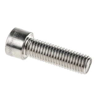RS PRO Plain Stainless Steel Hex Socket Cap Screw M12 x 40 mm DIN 912 288-963