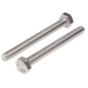 RS PRO Plain Stainless Steel Hex Bolt M6 x 60 mm DIN 933 289-017